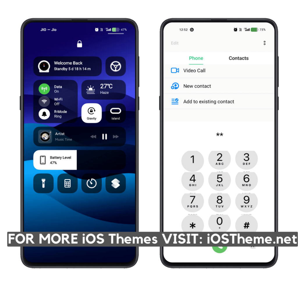 ios 17 plus iphone theme for realme