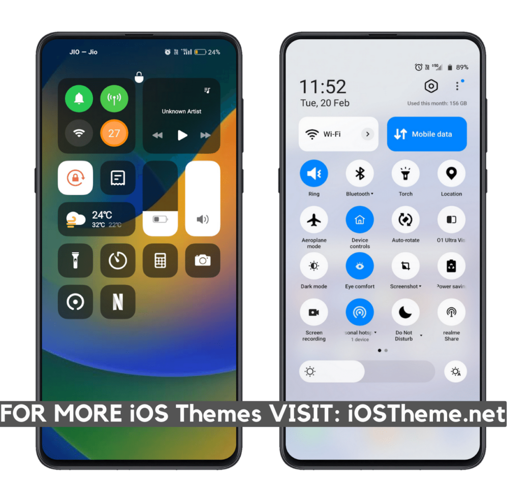 OG iOS 17.4 iOS Theme for Realme