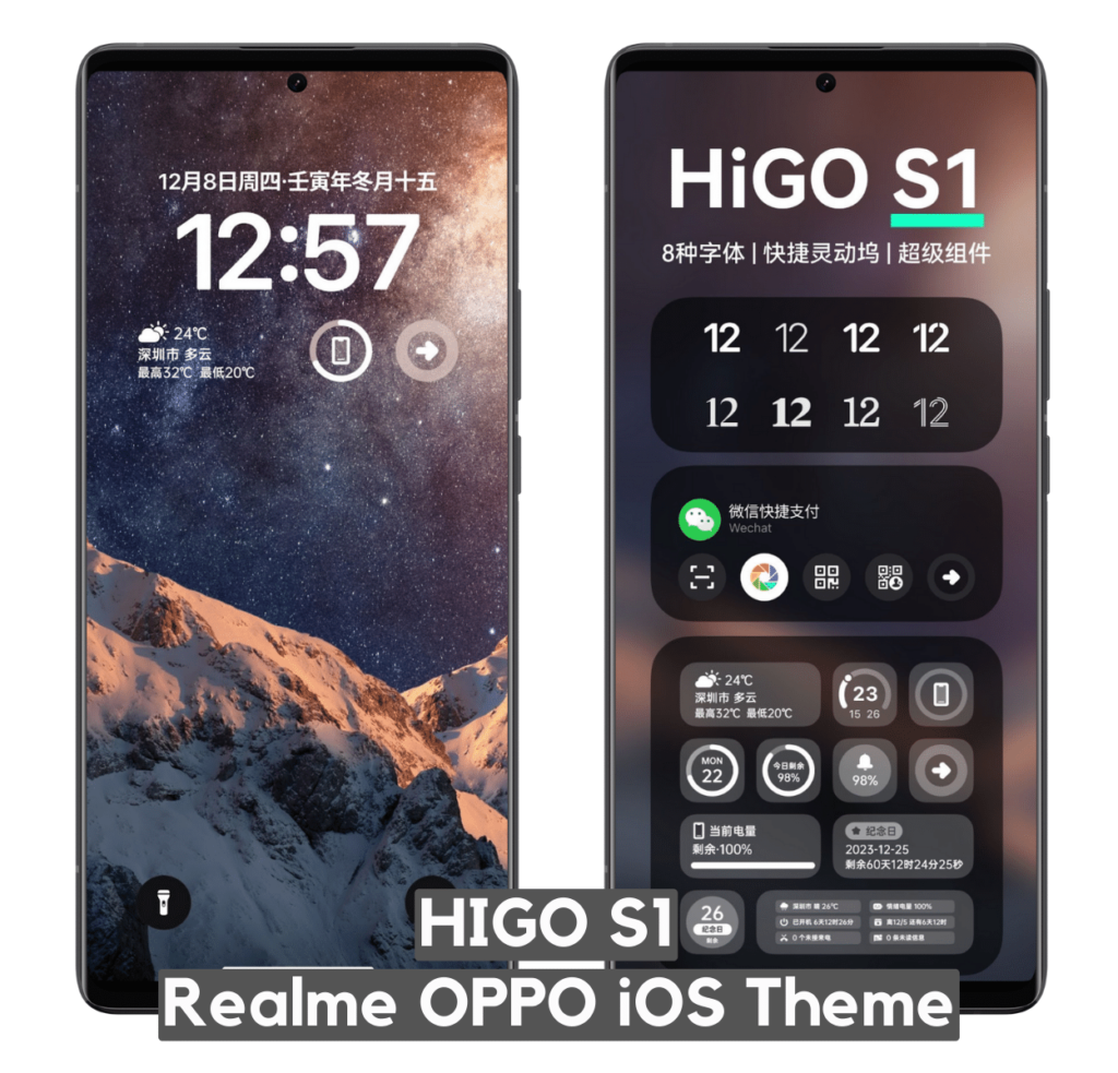 higo s1 ios theme for realme 