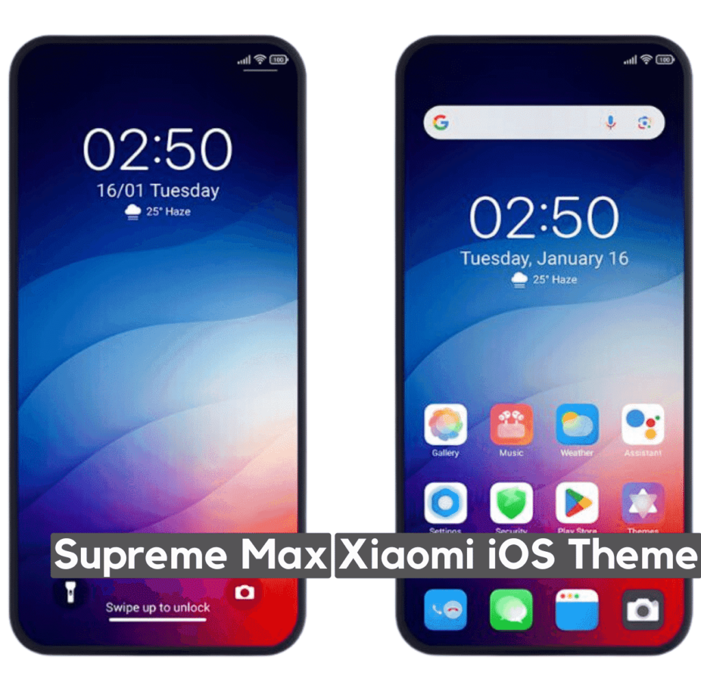 supreme max ios theme for hyperos