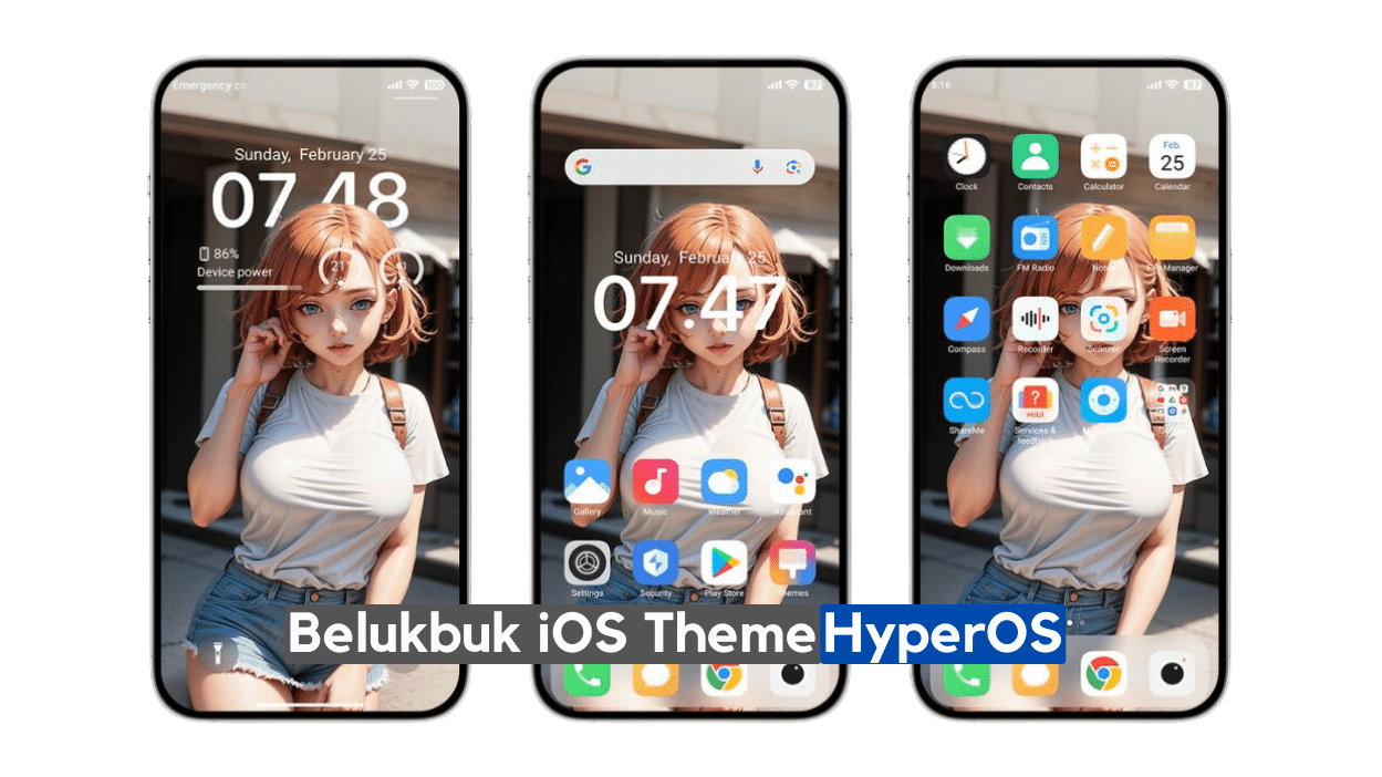 Belukbuk iOS Theme for HyperOS with Dynamic Icons