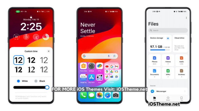 iOS 17 V3 iOS Theme for Realme