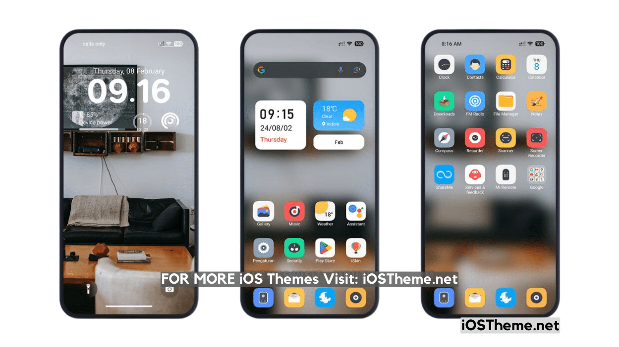 MiEDN iP MIUI iOS Theme