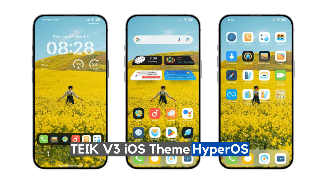 TEIK V3 iOS Theme for HyperOS with iOS Experience