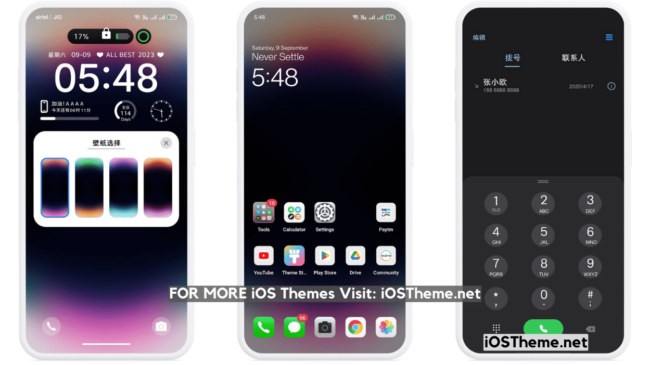 GlobalOS Aurora iOS Theme for Realme