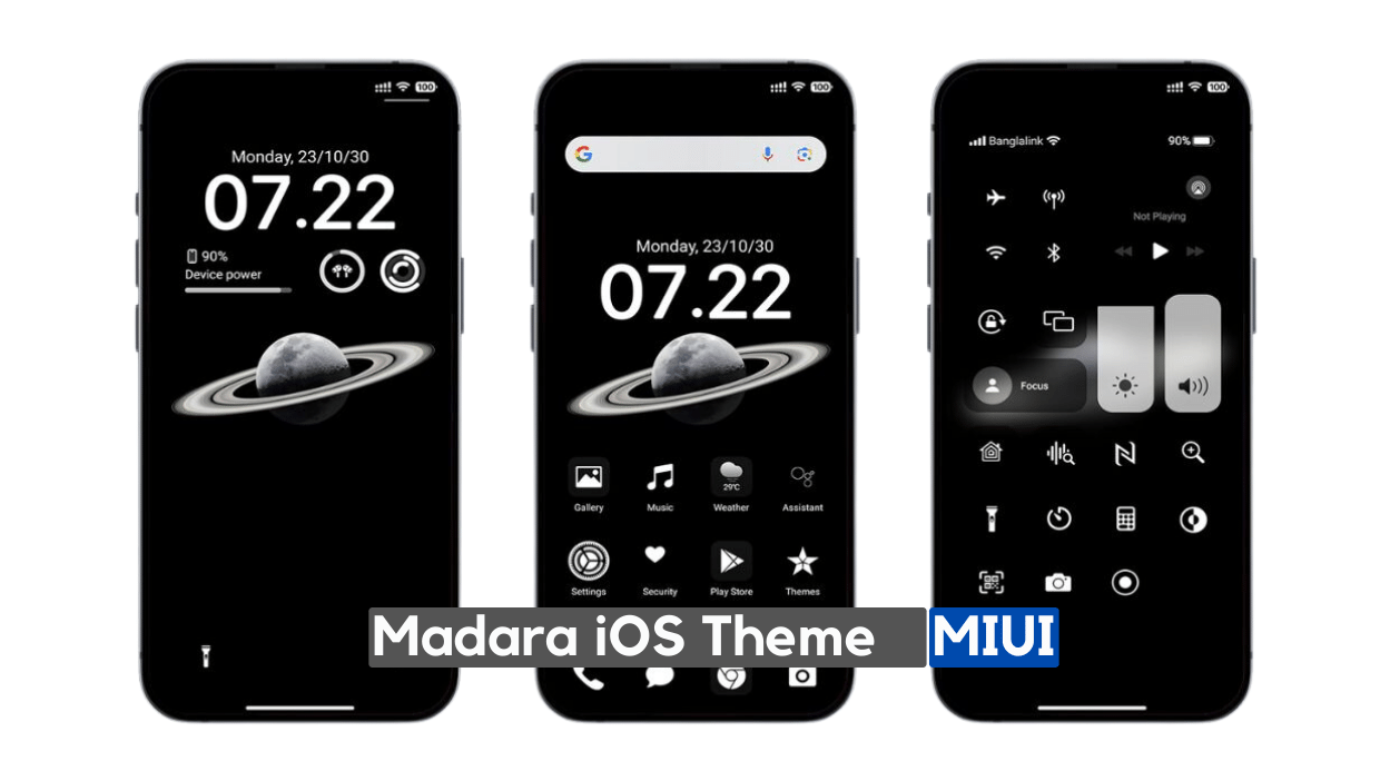 Madara MIUI iOS Theme with iOS Style