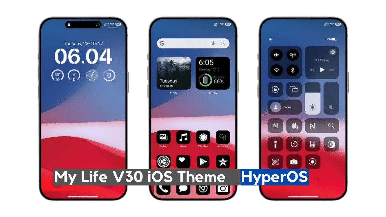 My Life V30 iOS Theme for HyperOS with Dynamic Experience